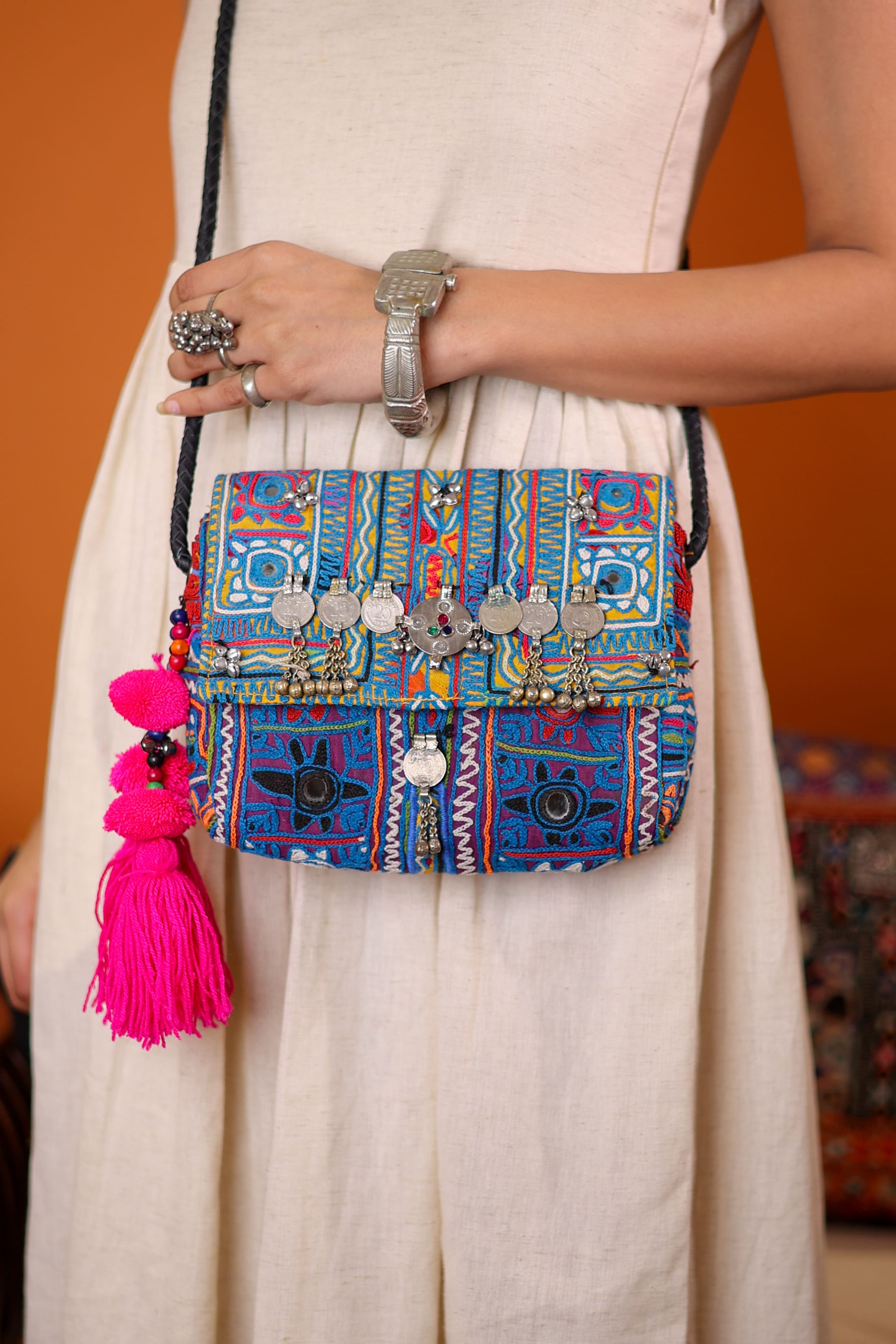 Zarqa - Balochi Sling Bag