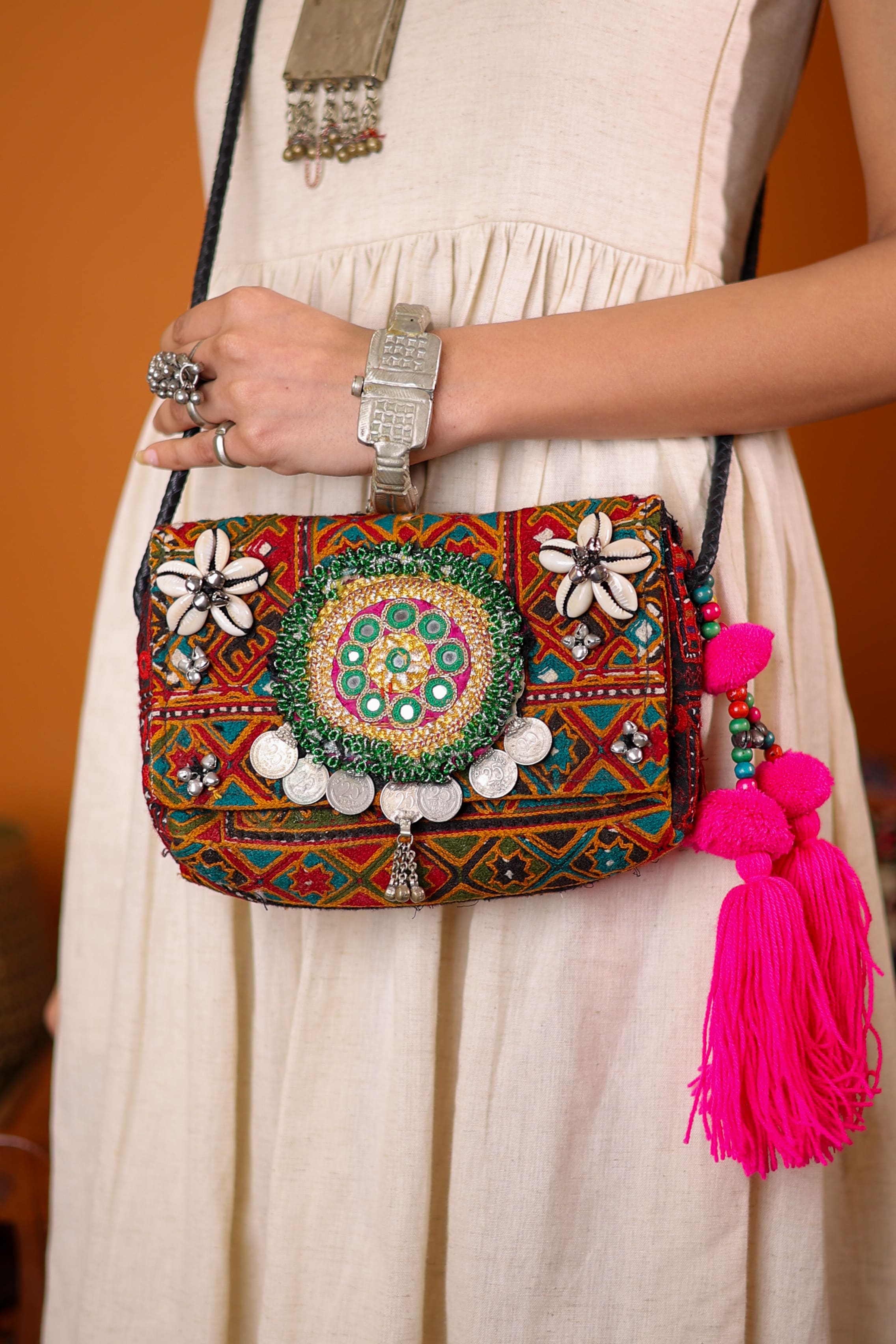 Gulbahar - Balochi Sling Bag