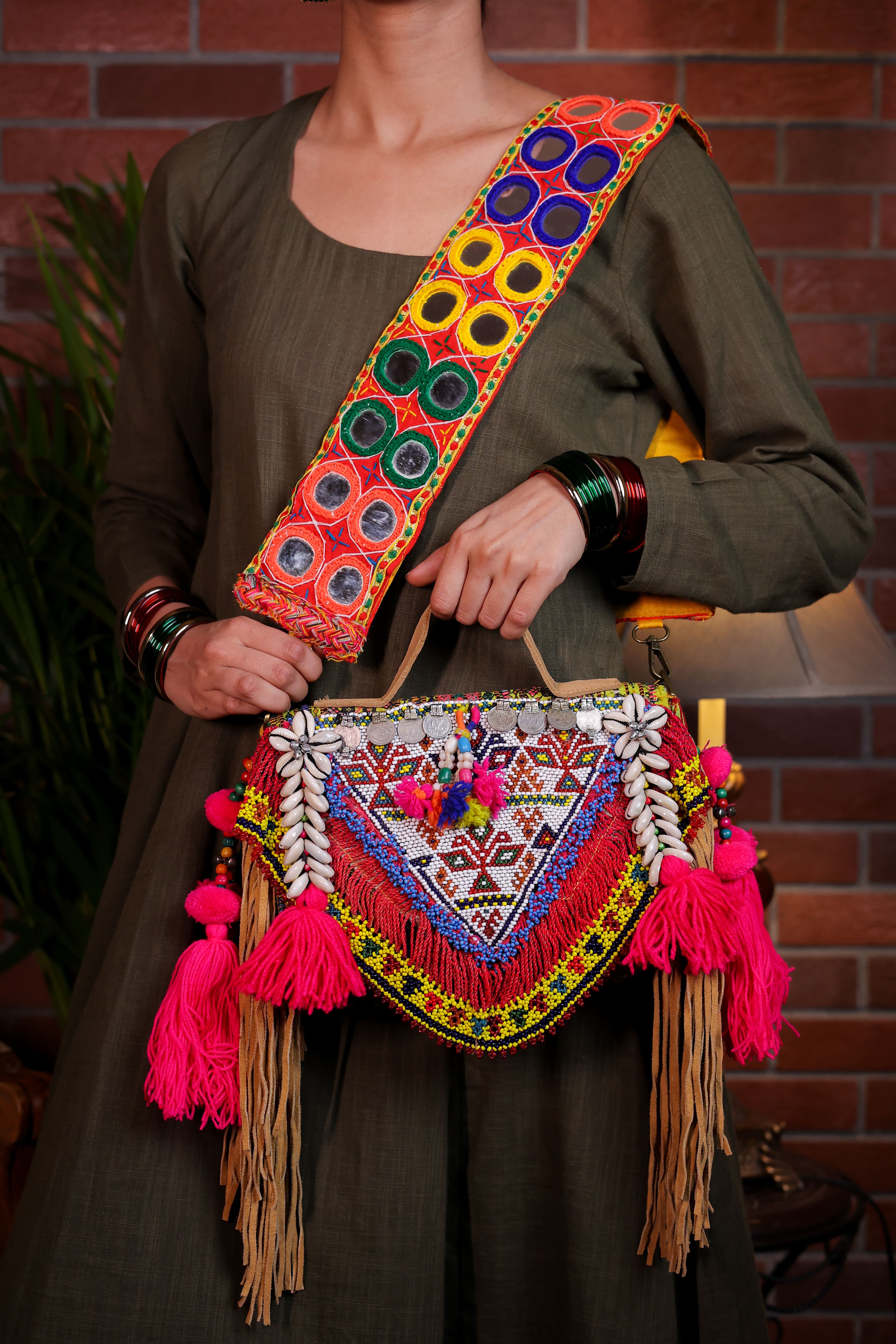 Gulnaar - Mirror Strap Bag