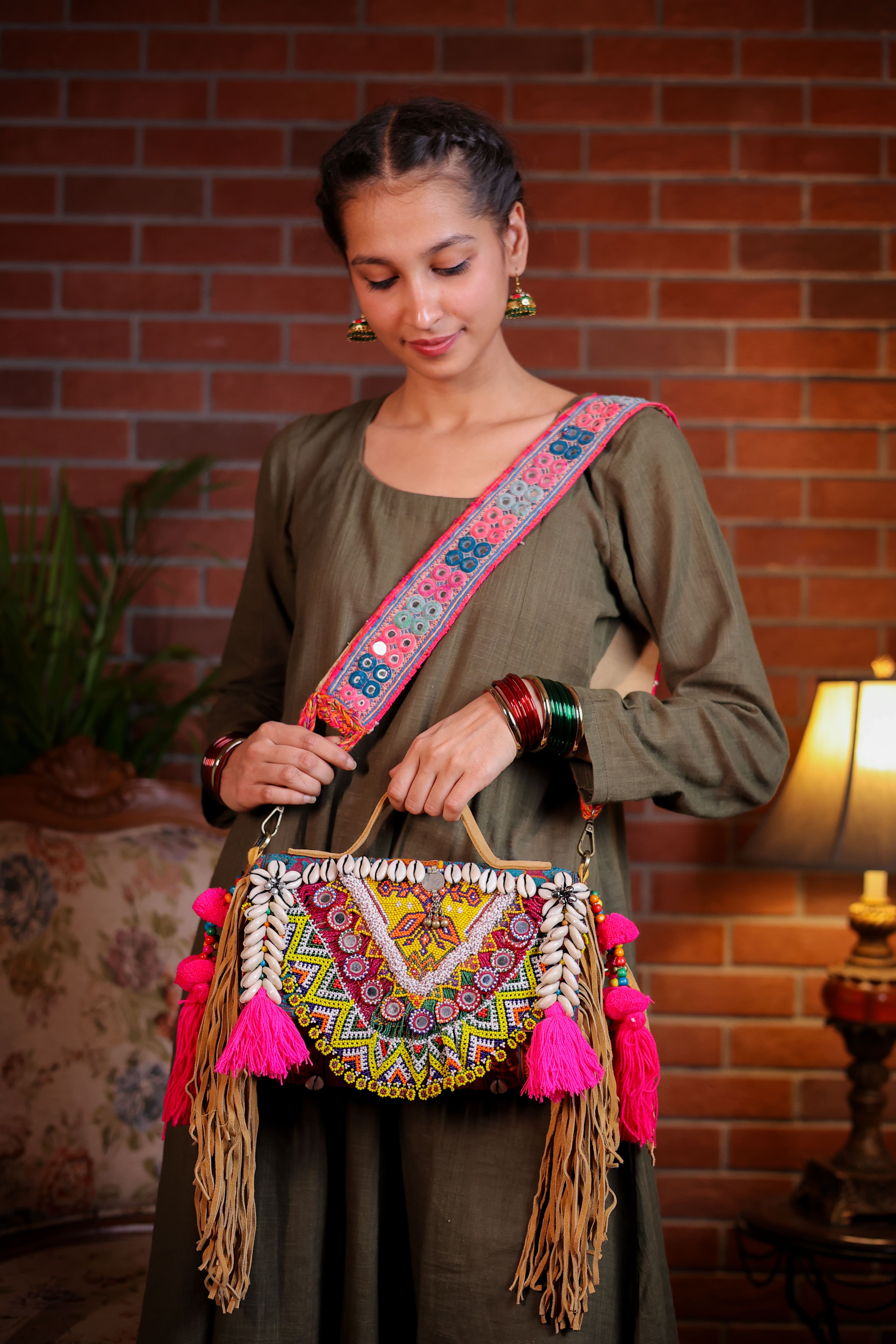 Fitoor - Mirror Strap Bag