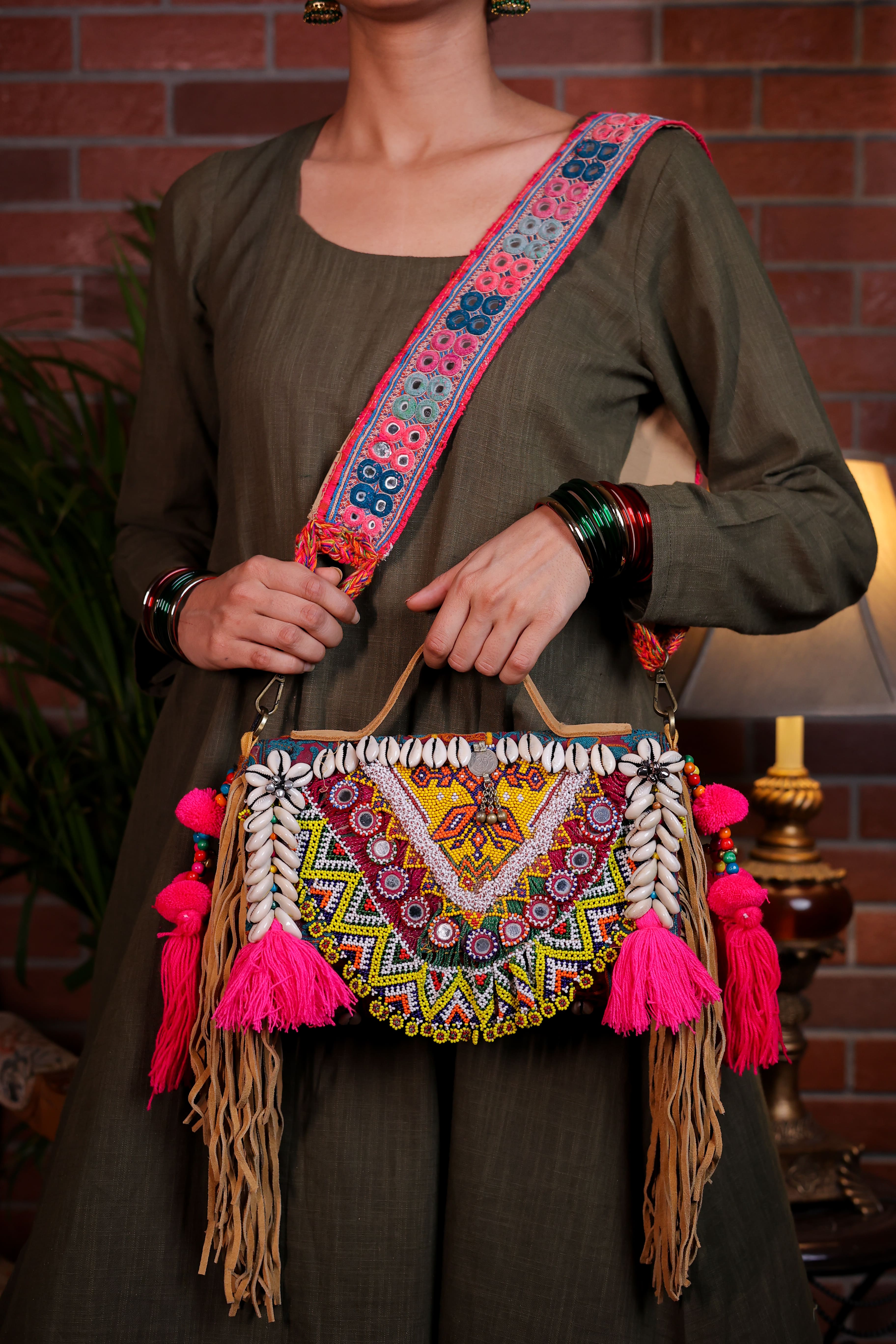 Fitoor - Mirror Strap Bag
