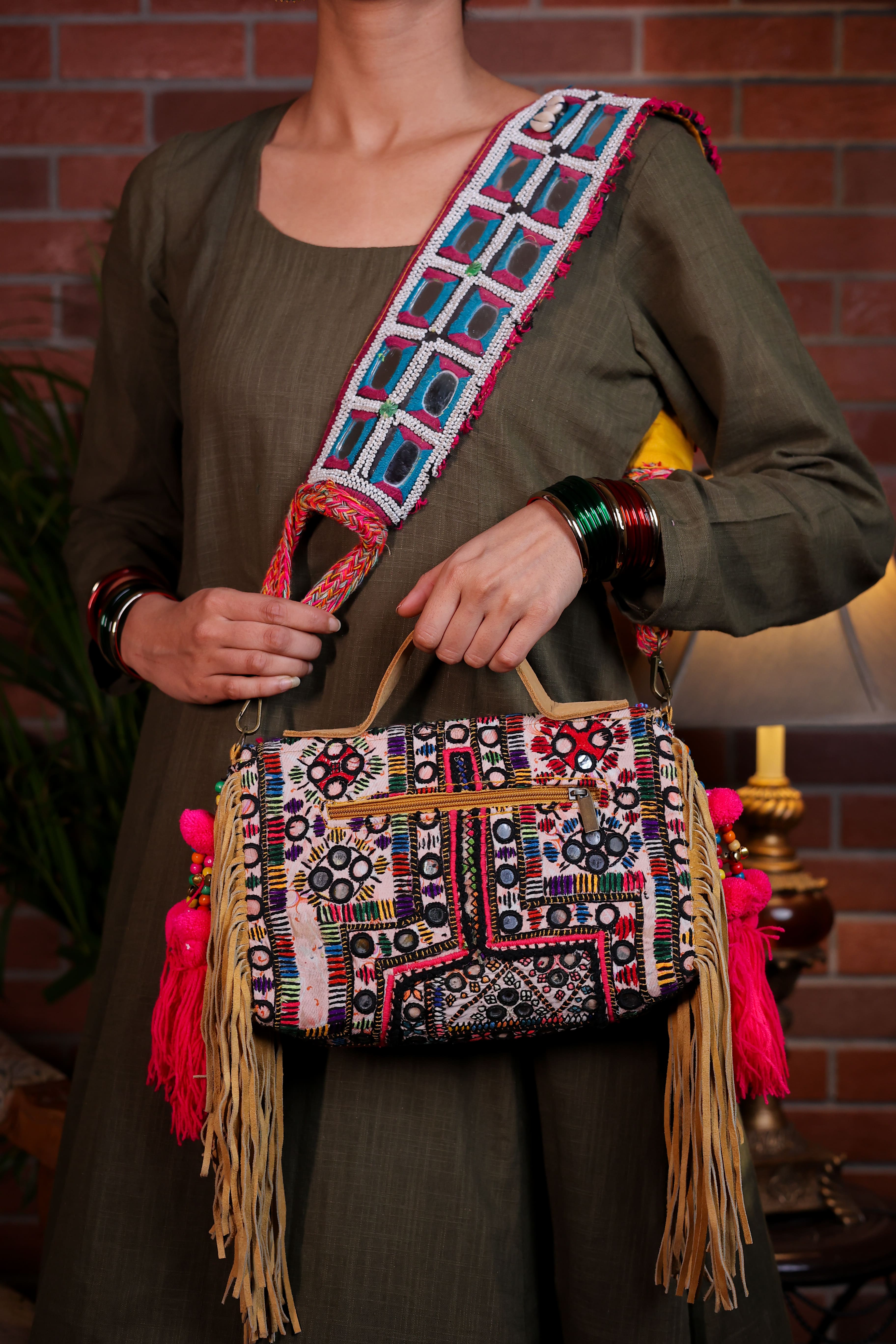 Sabreen - Mirror Strap Bag