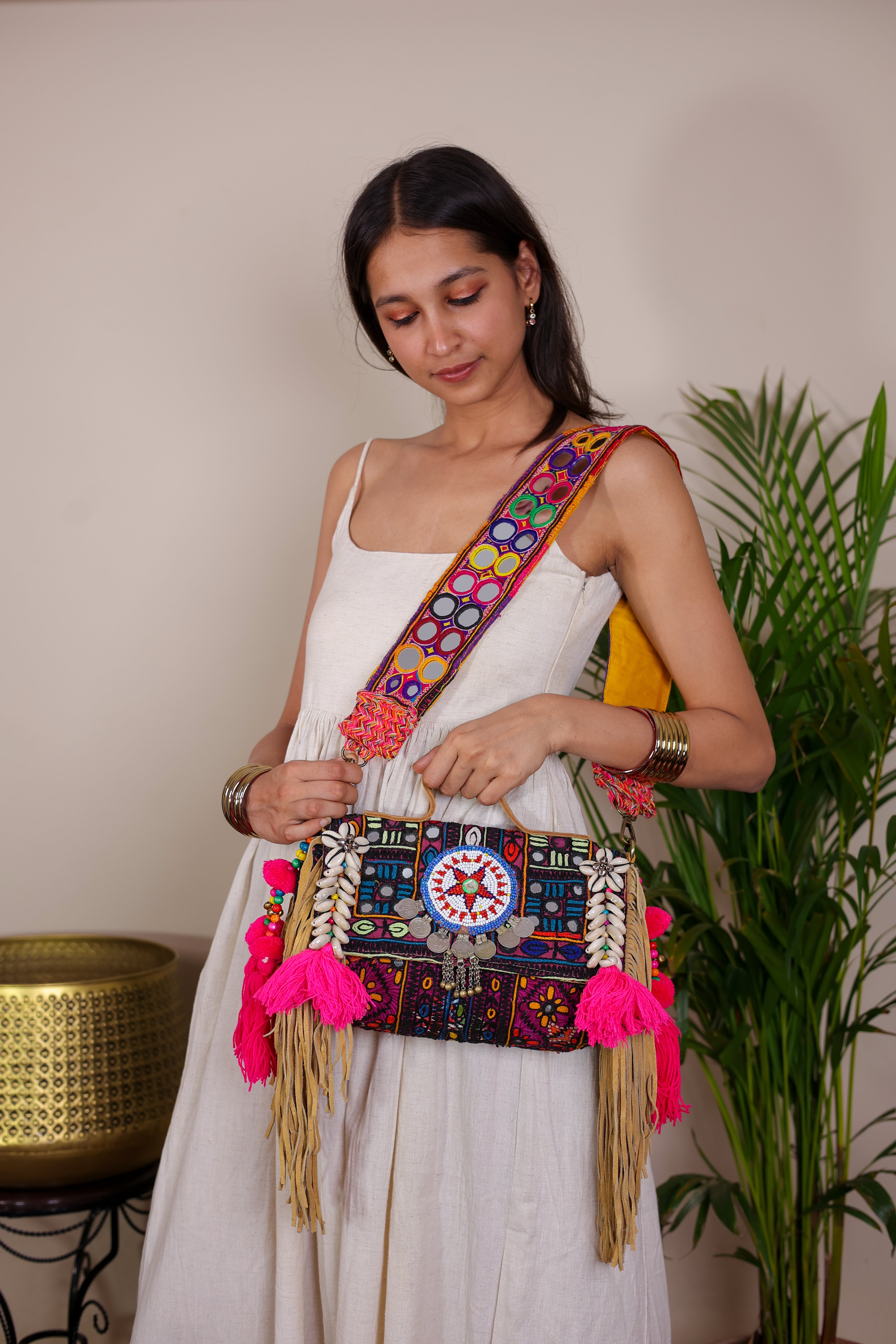 Bano - Lambani Mirror Strap Bag