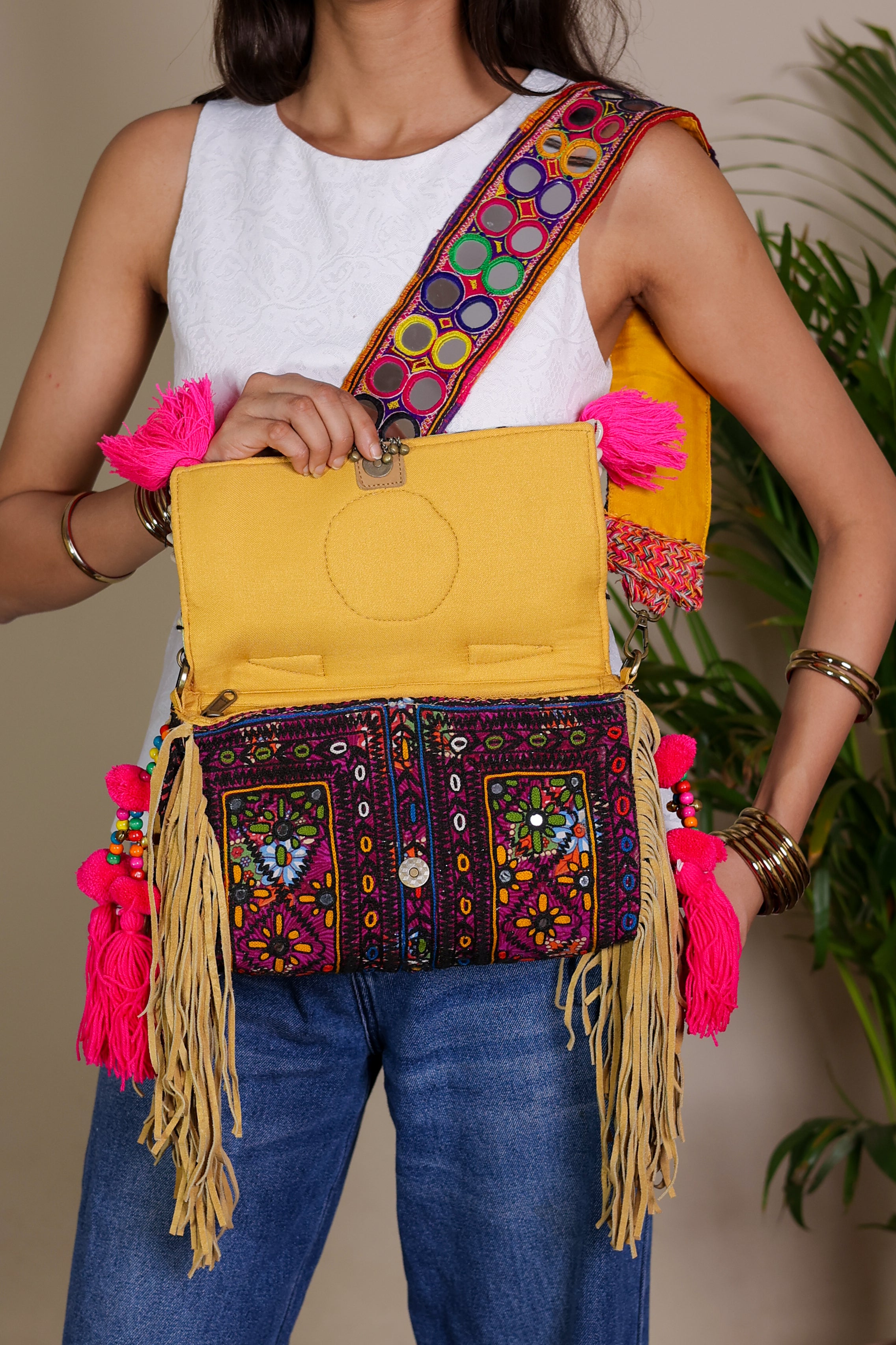 Bano - Lambani Mirror Strap Bag