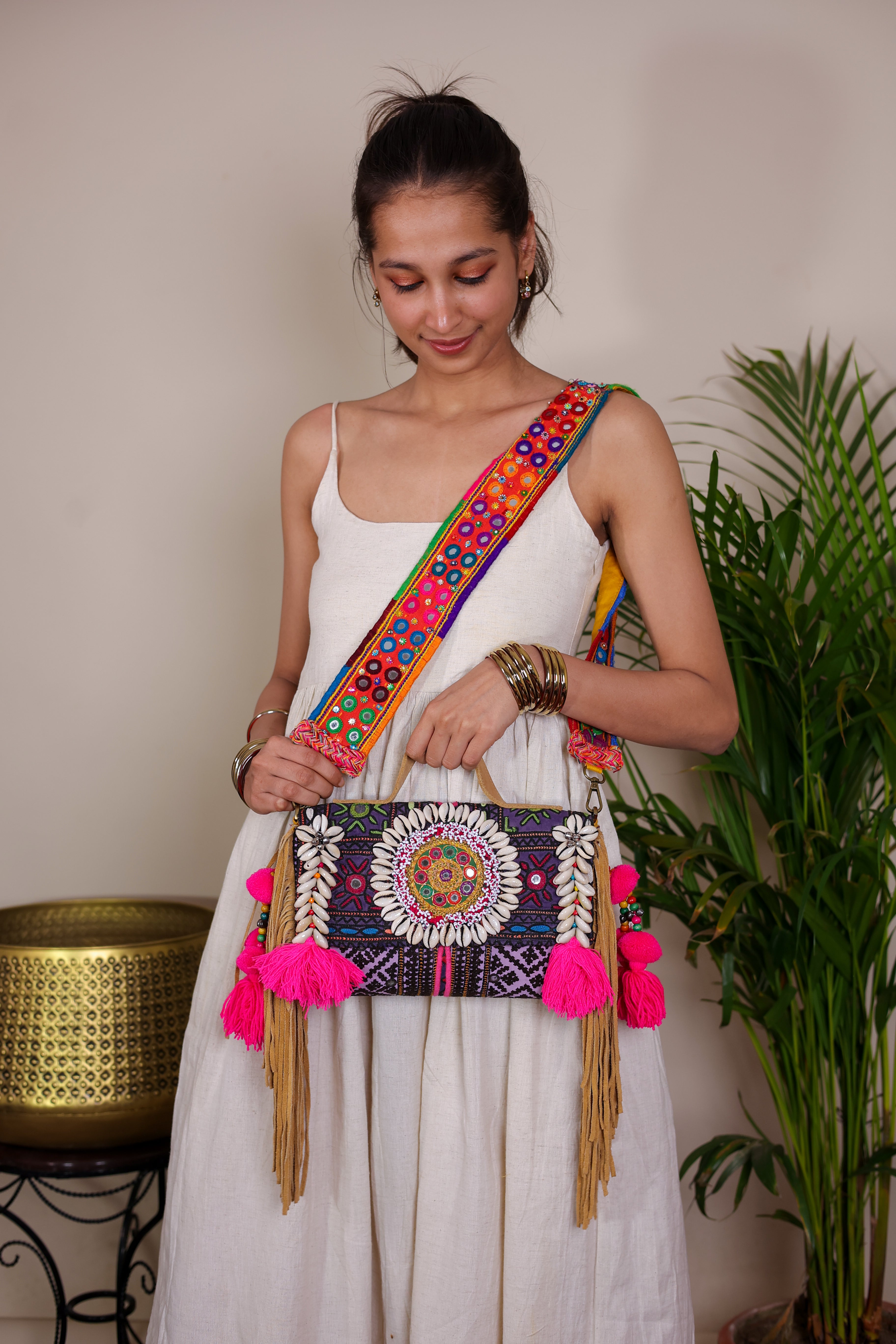 Aira - Lambani Mirror Strap Bag
