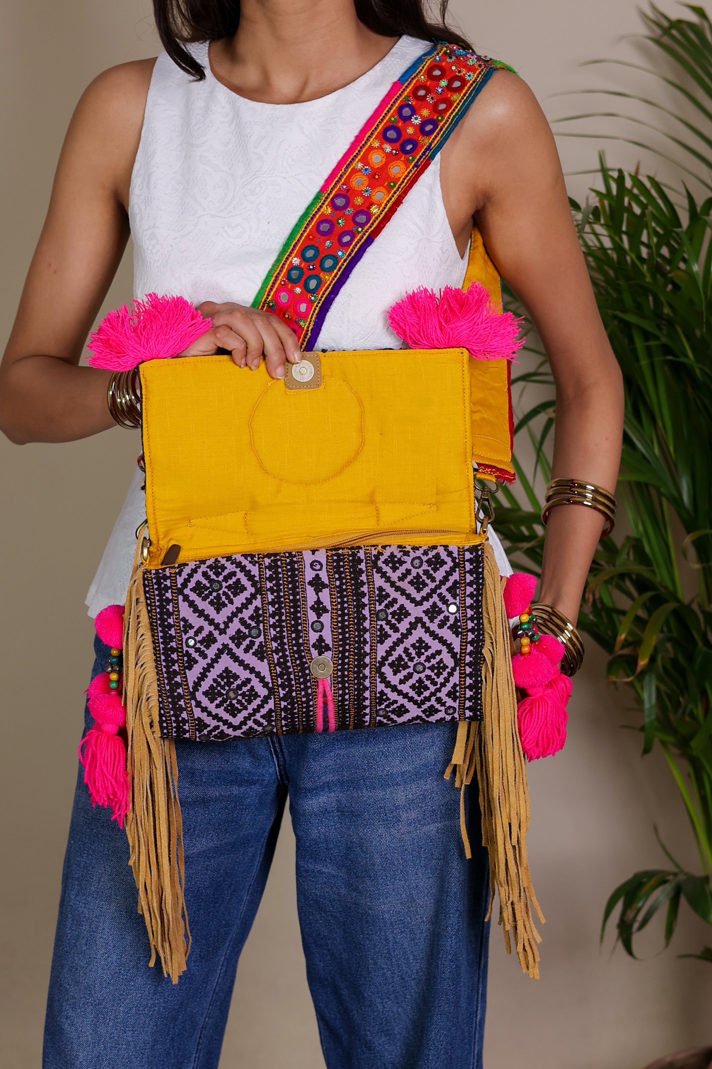 Aira - Lambani Mirror Strap Bag