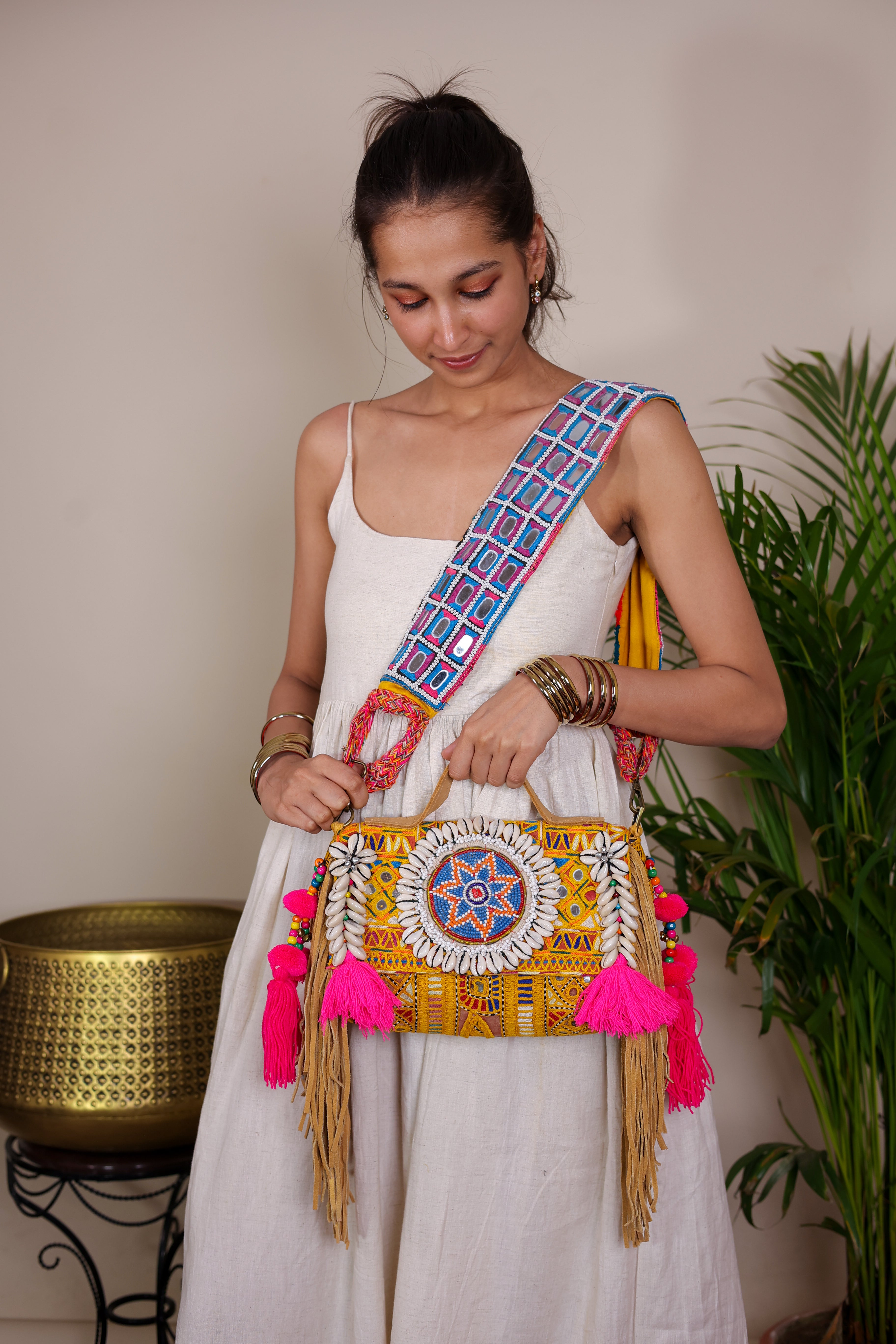 Tarannum - Lambani Mirror Strap Bag