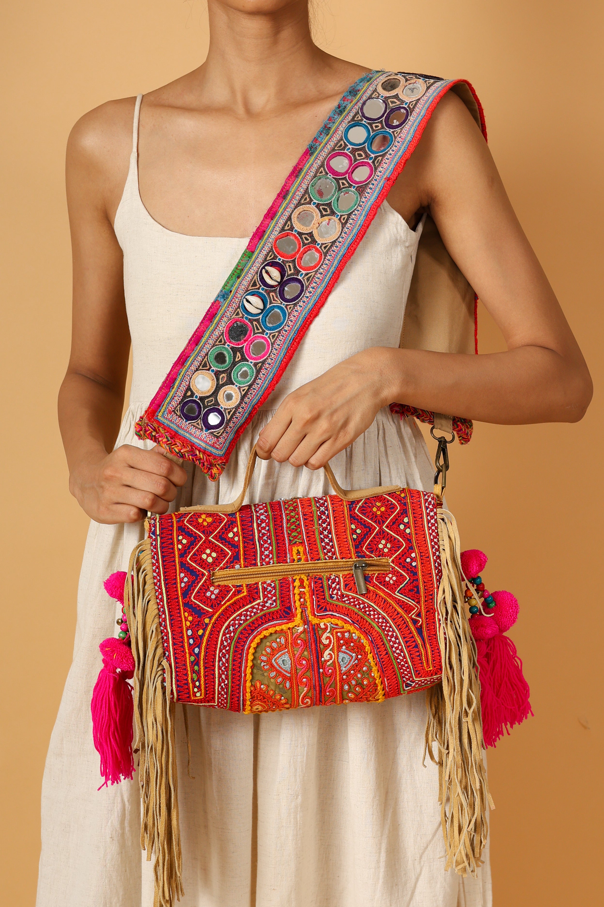 Rumi - Lambani Mirror Strap Bag (Copy)