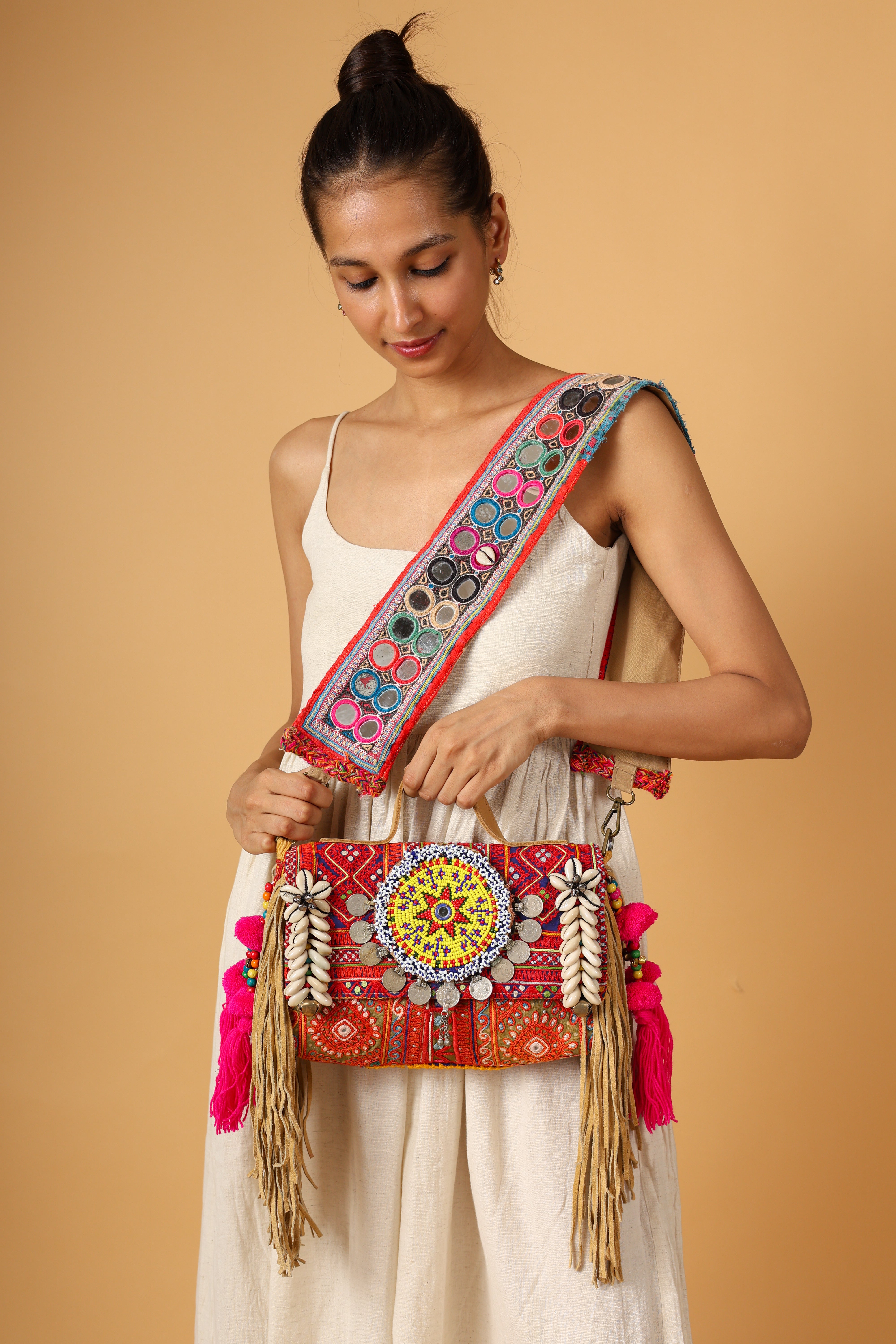 Rumi - Lambani Mirror Strap Bag (Copy)