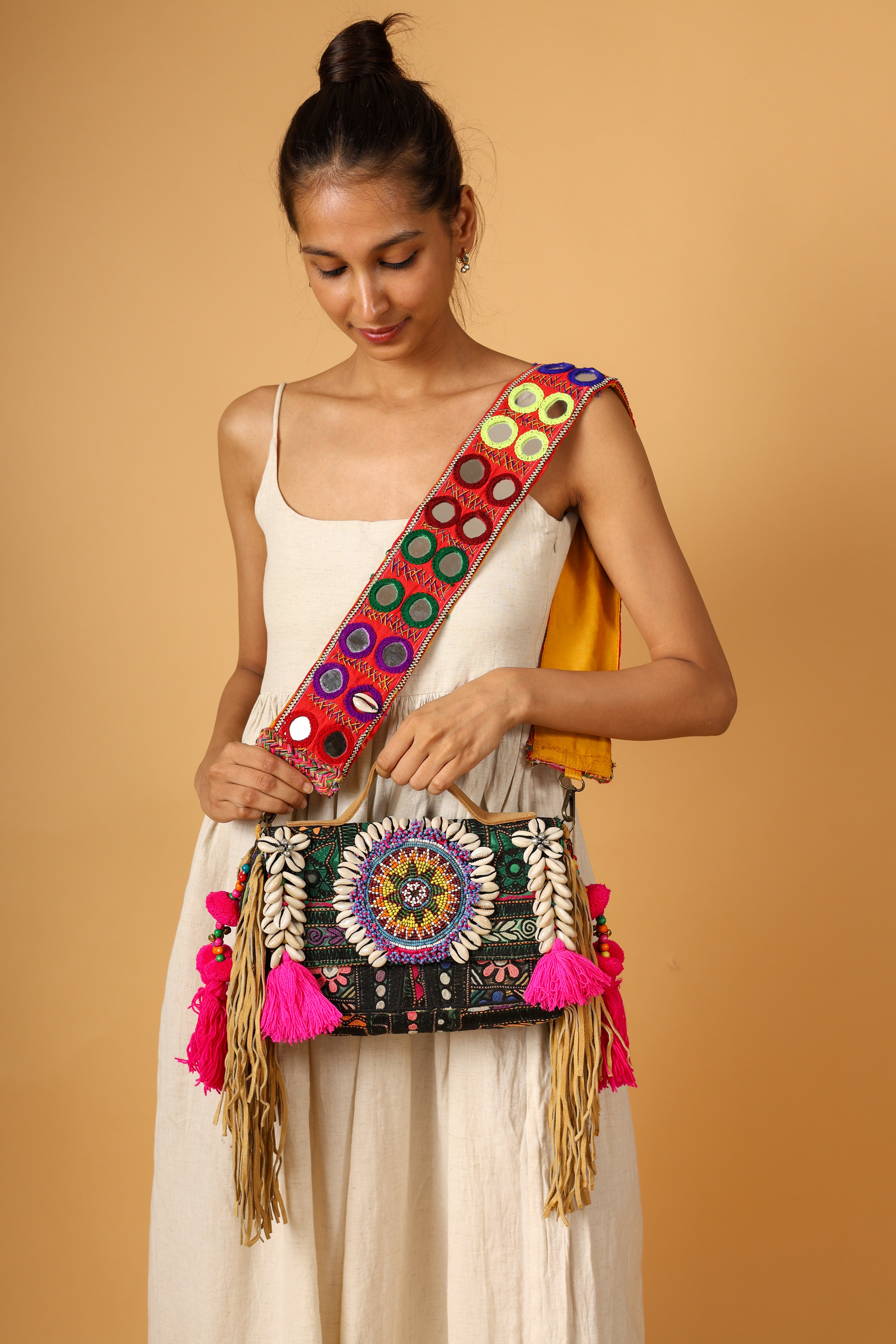 Geet - Lambani Mirror Strap Bag