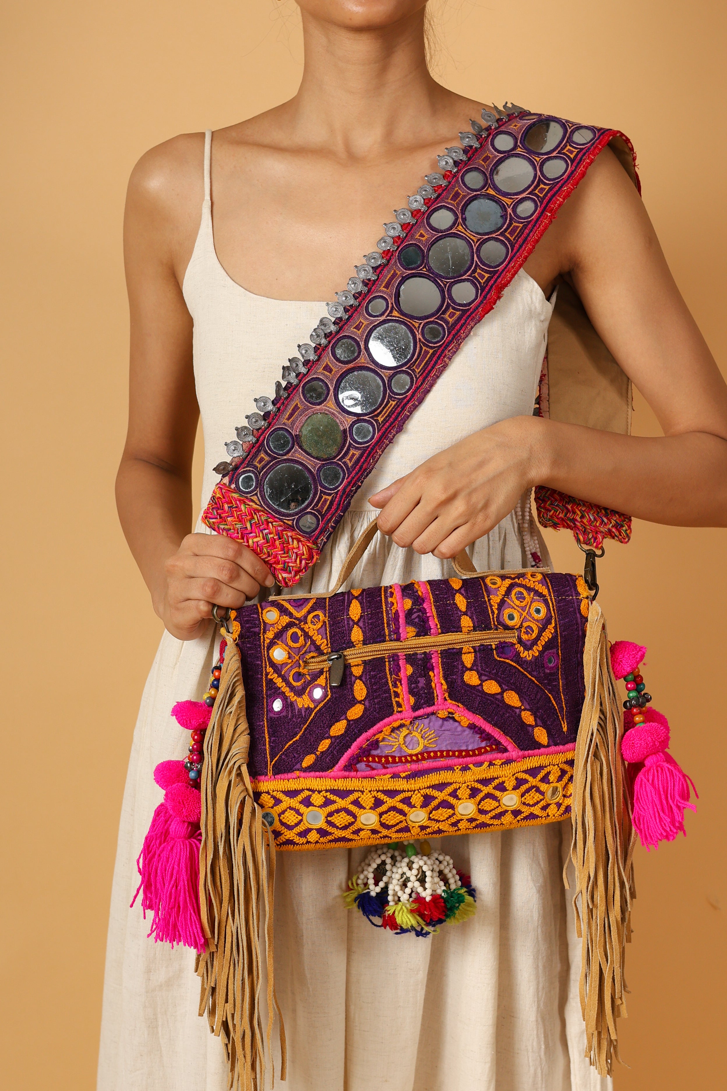 Sahar - Lambani Mirror Strap Bag