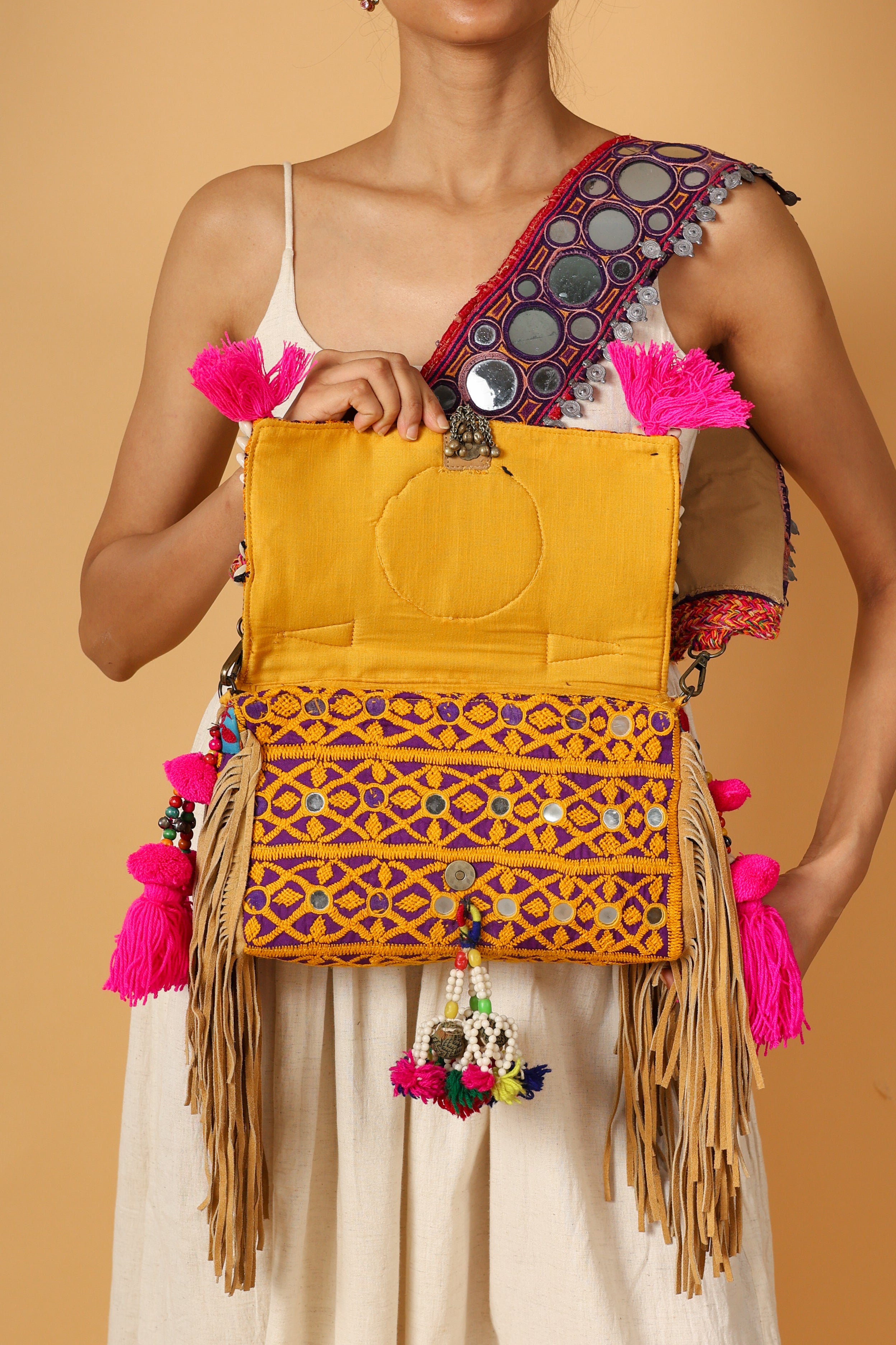 Sahar - Lambani Mirror Strap Bag