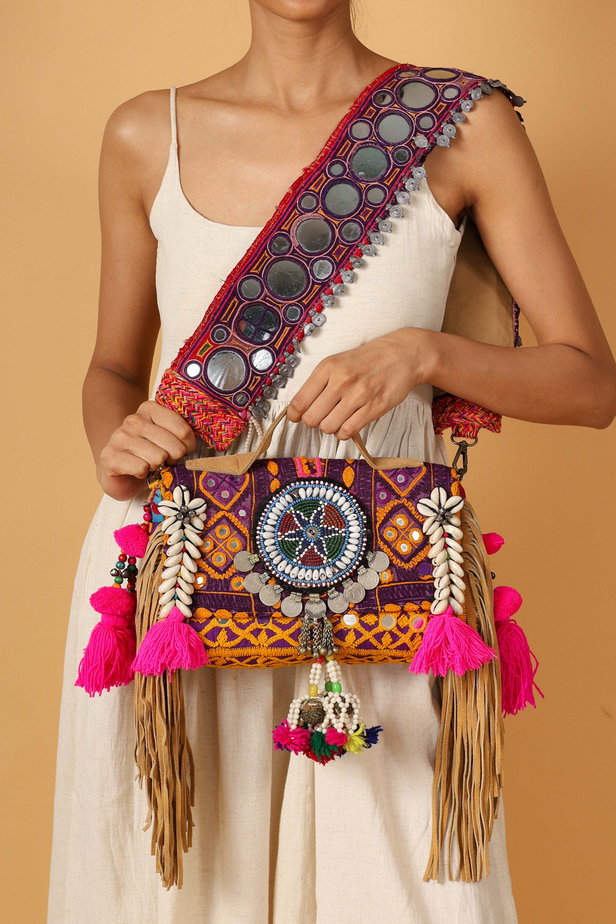 Sahar - Lambani Mirror Strap Bag