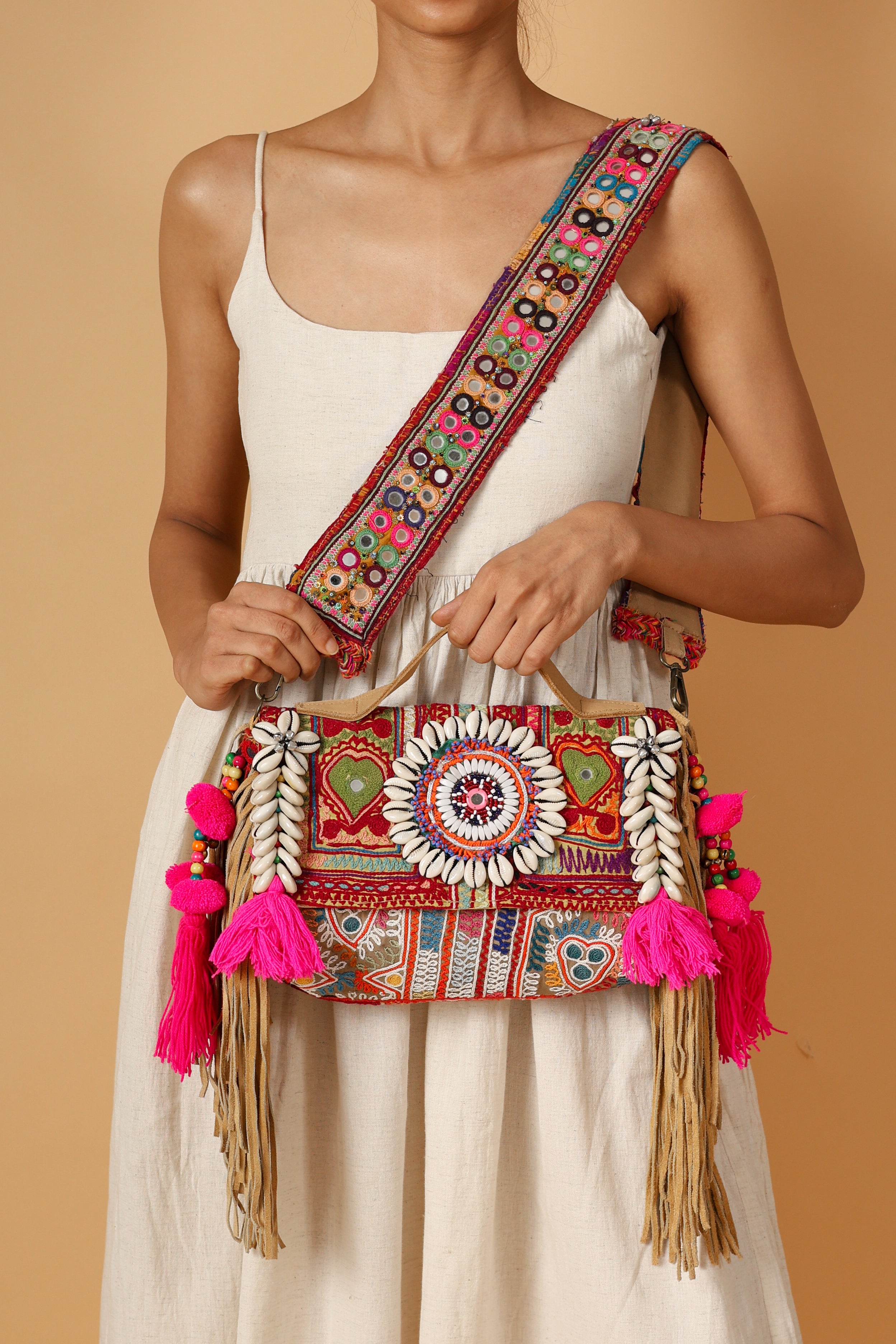 Rangoli - Lambani Mirror Strap Bag