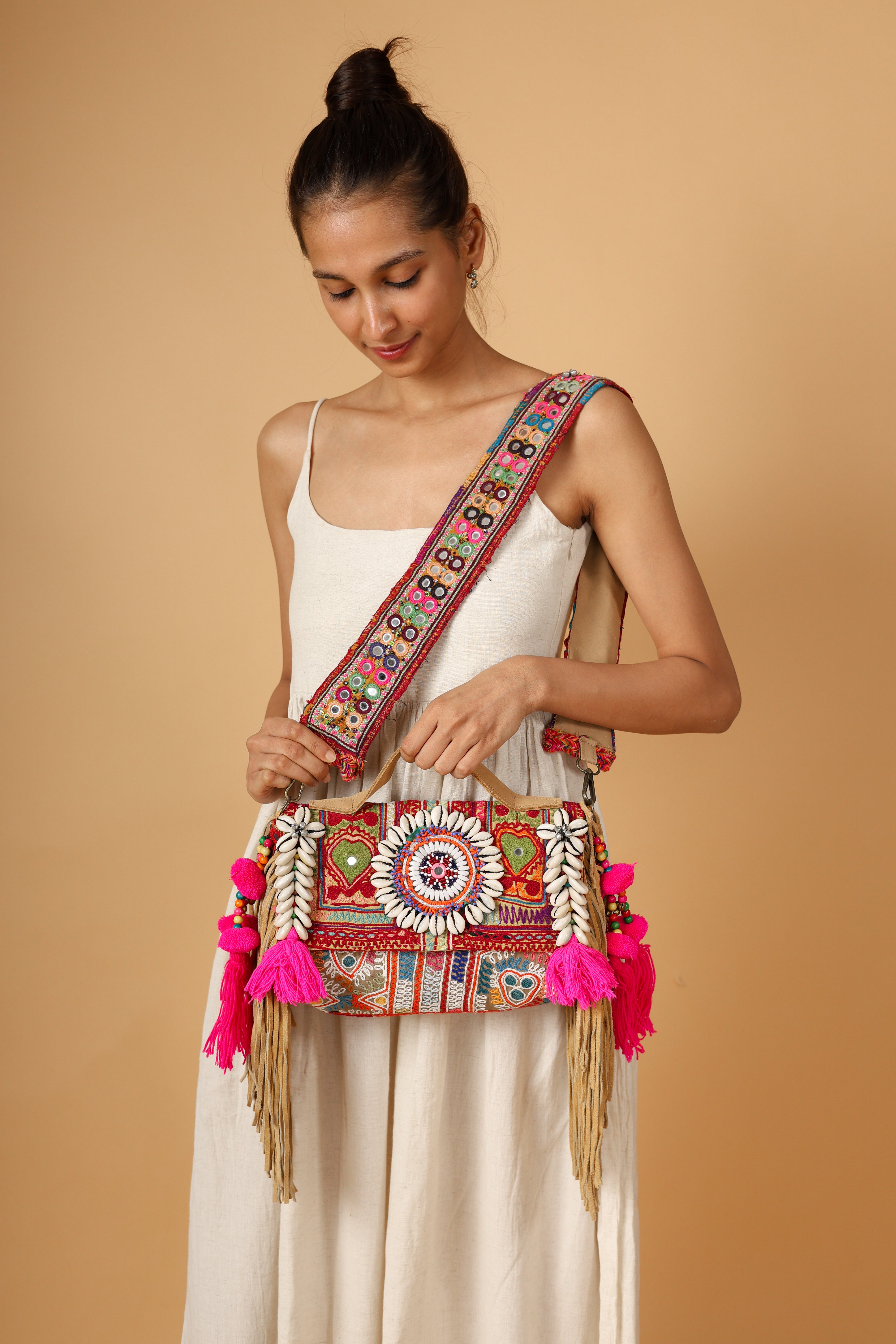 Rangoli - Lambani Mirror Strap Bag