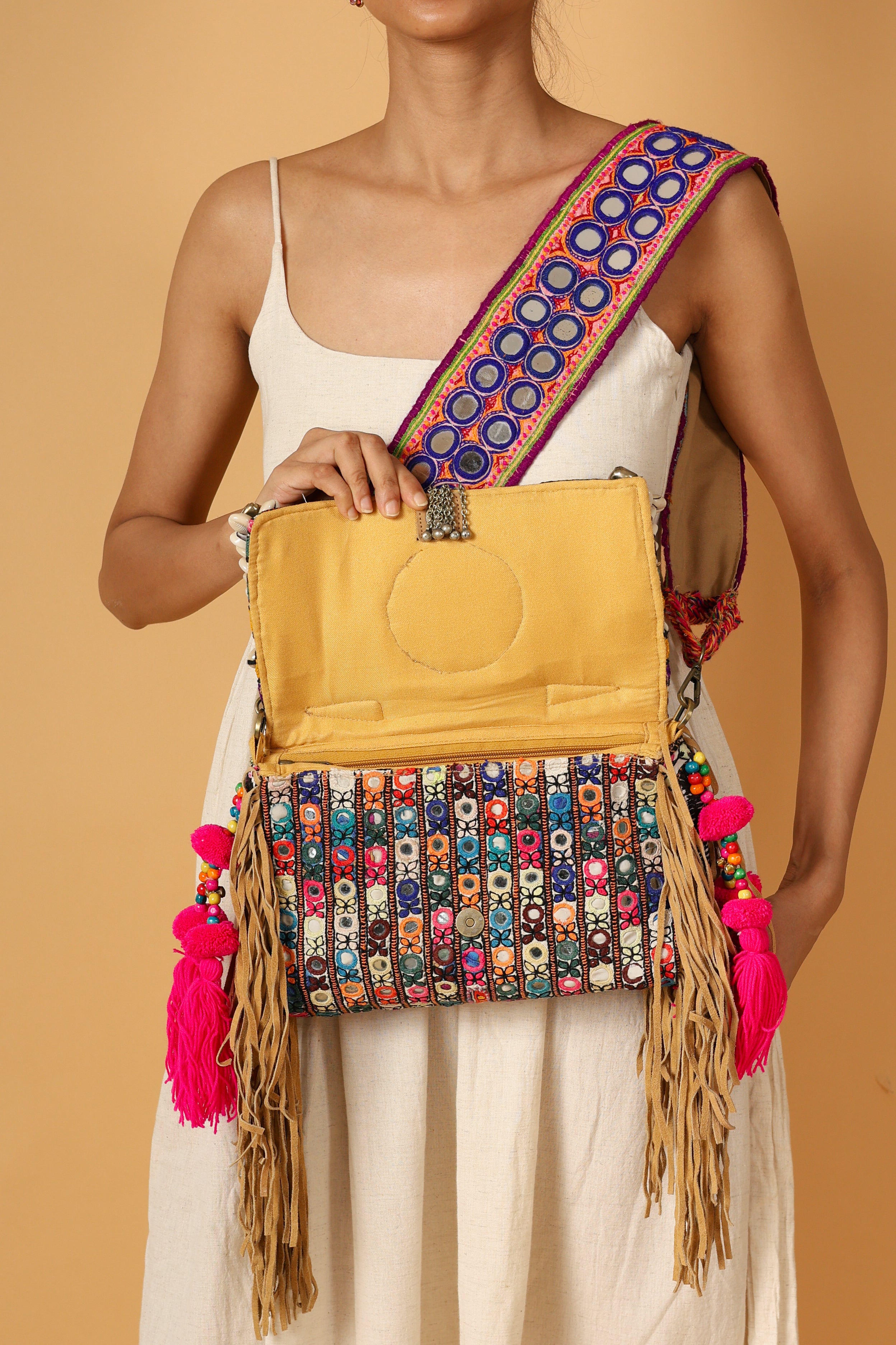 Iktara - Lambani Mirror Strap Bag