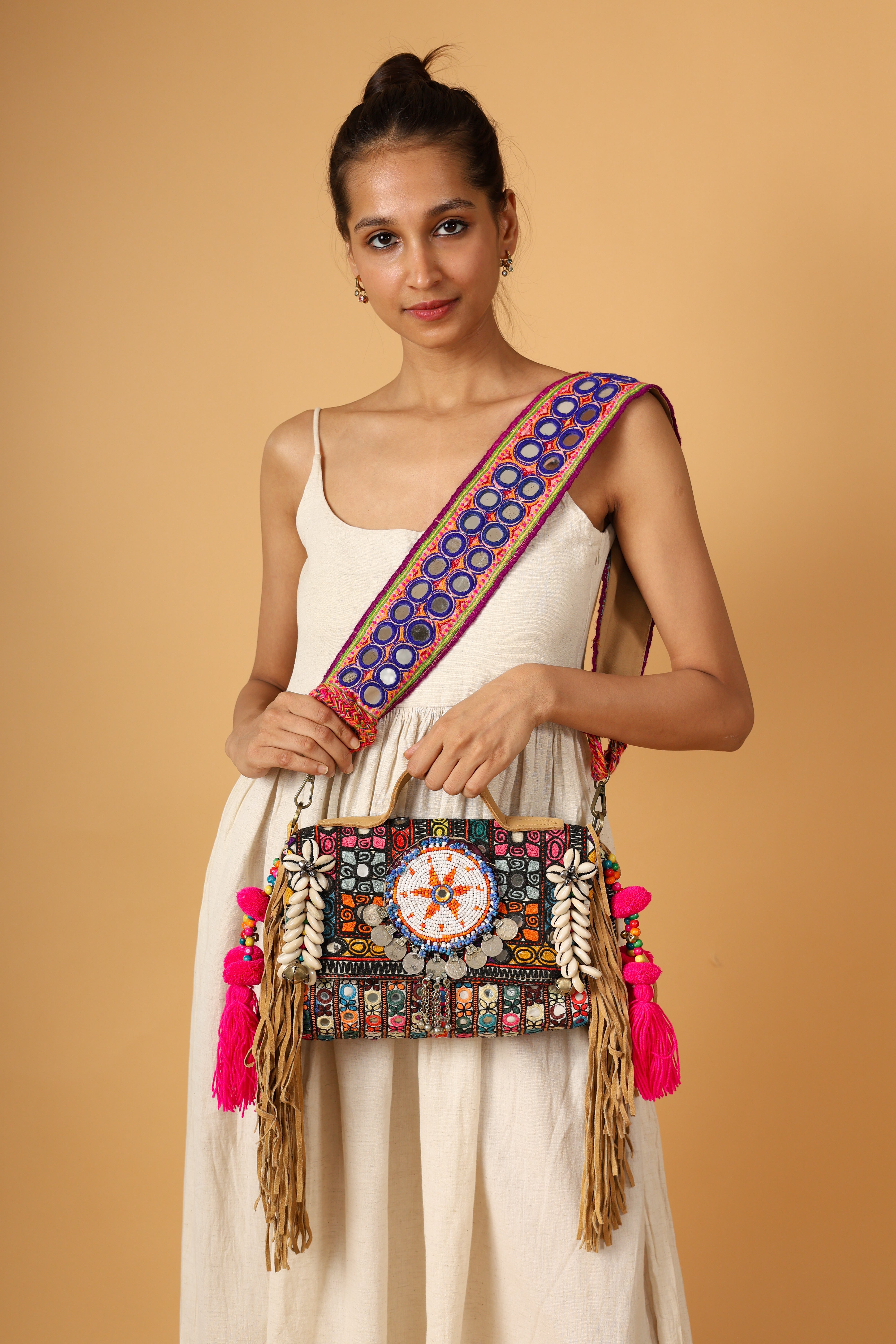 Iktara - Lambani Mirror Strap Bag