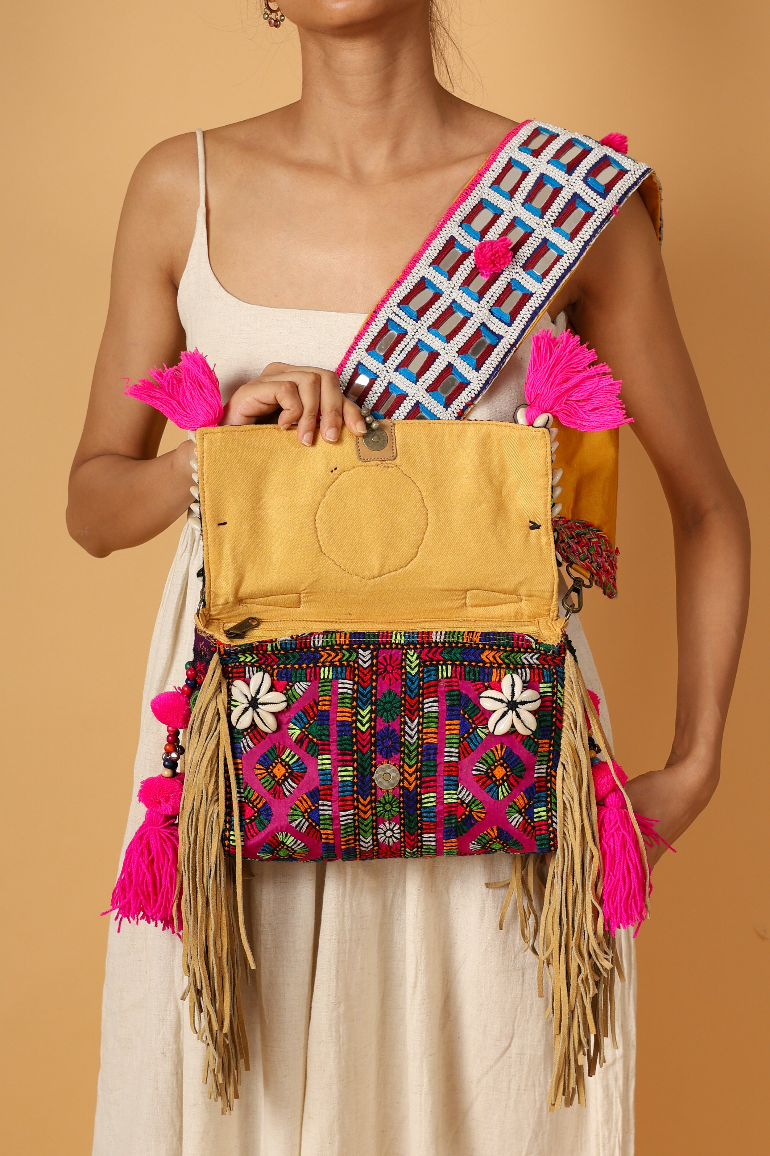 Chandni - Lambani Mirror Strap Bag