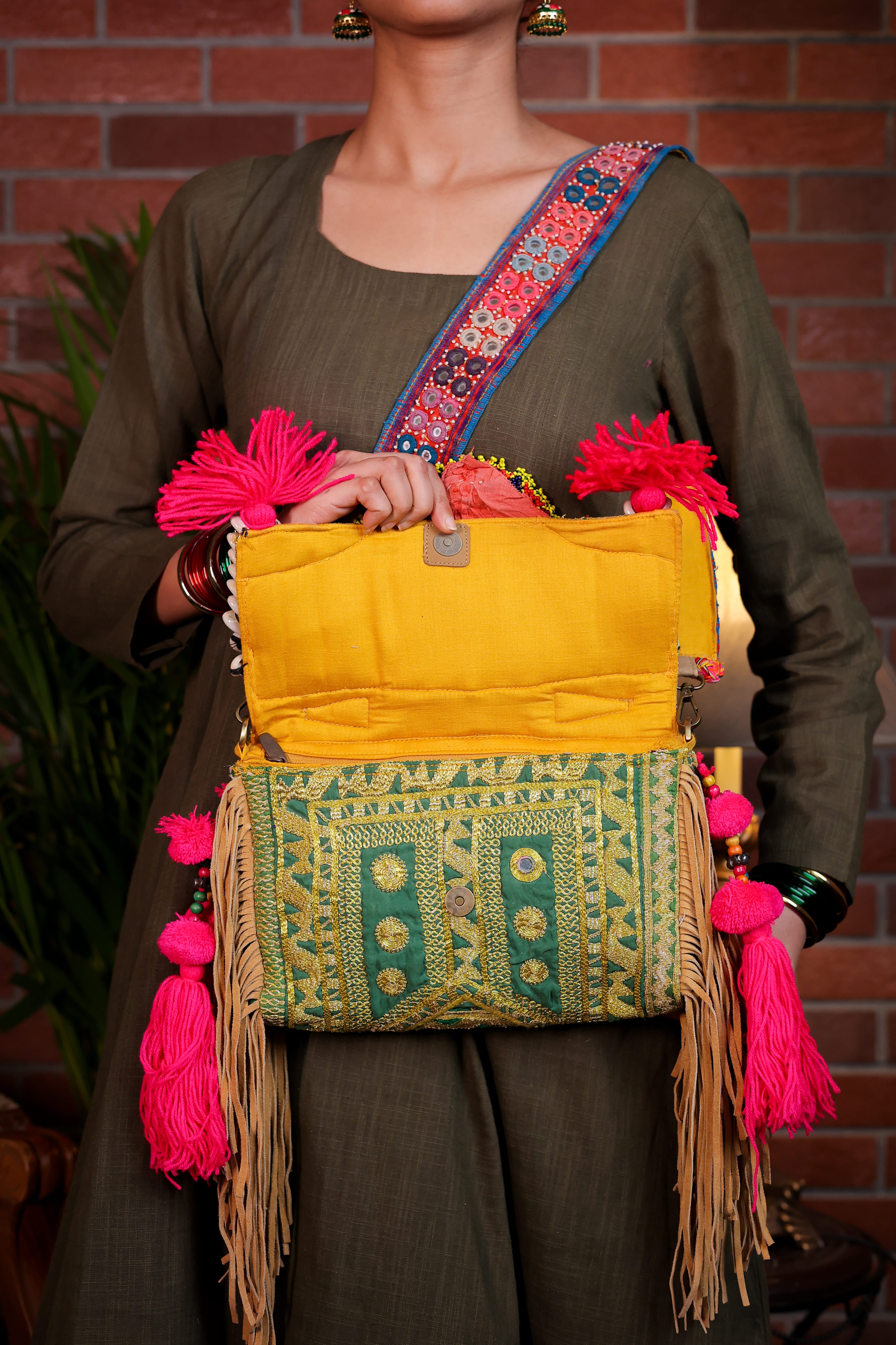 Sultana - Mirror Strap Bag