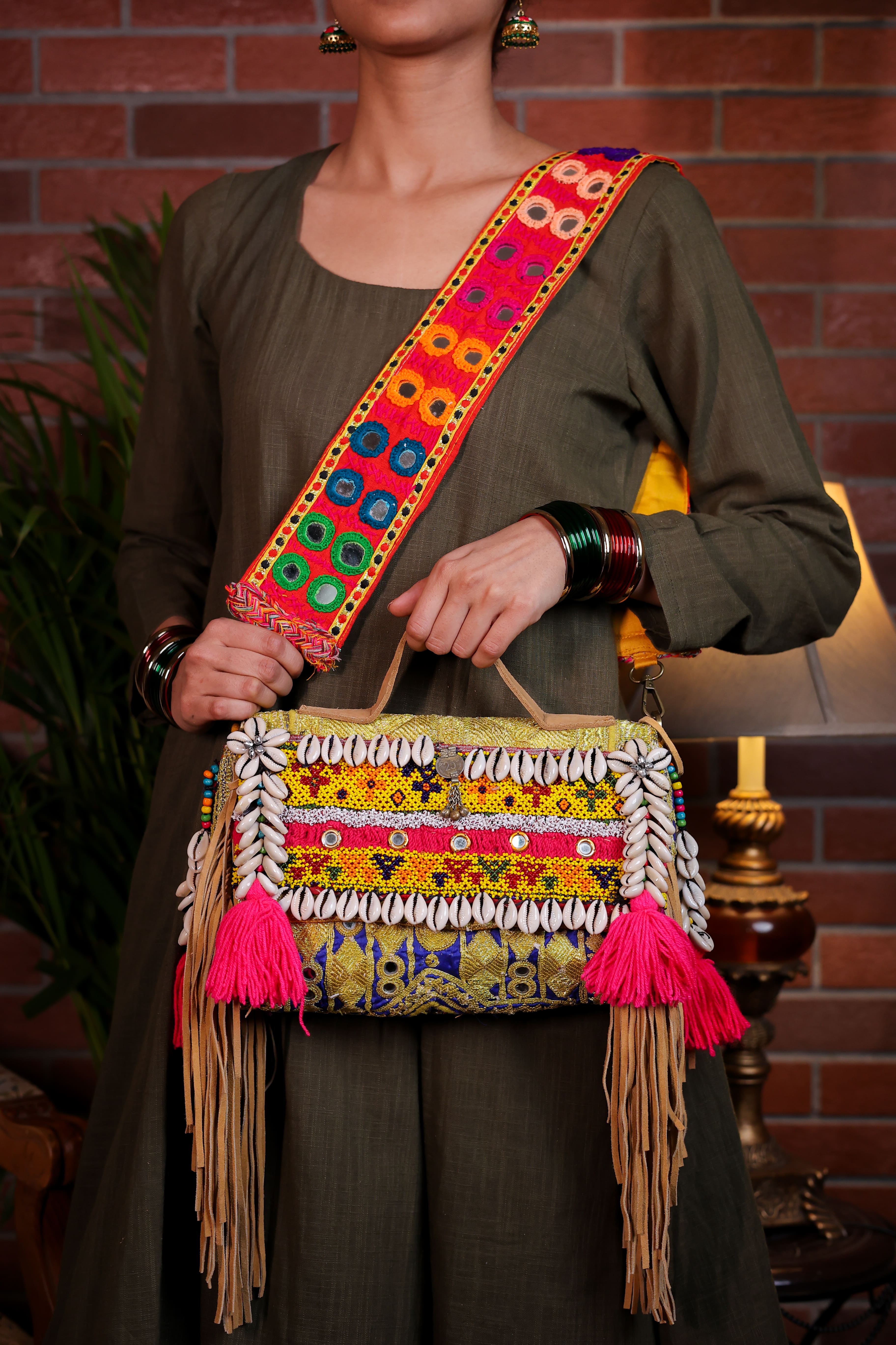 Noorani - Mirror Strap Bag