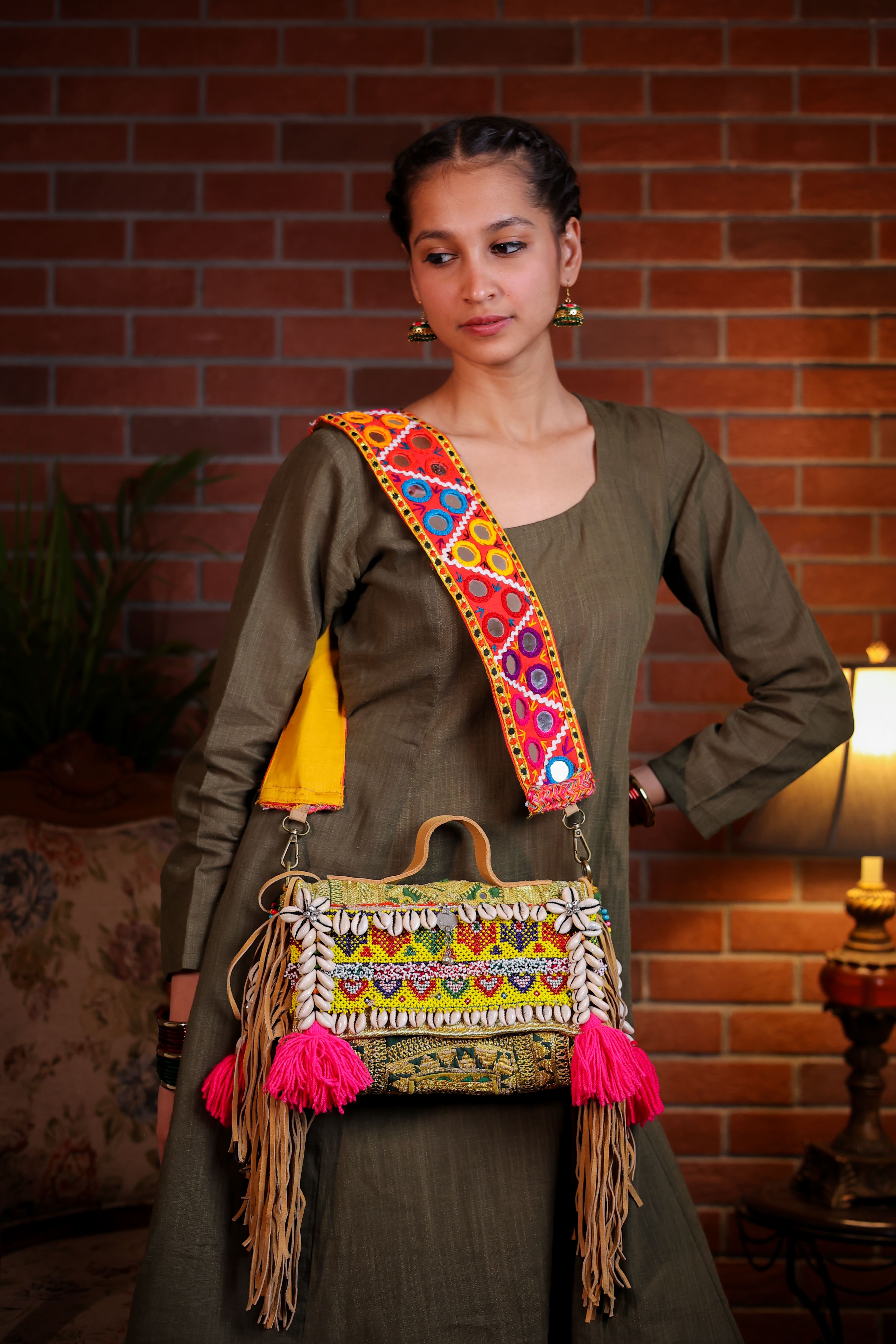 Sazmeen - Mirror Strap Bag